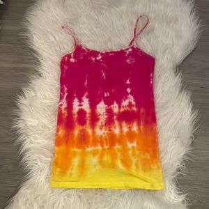 🍍One of a kind Ombré tie dye camisole